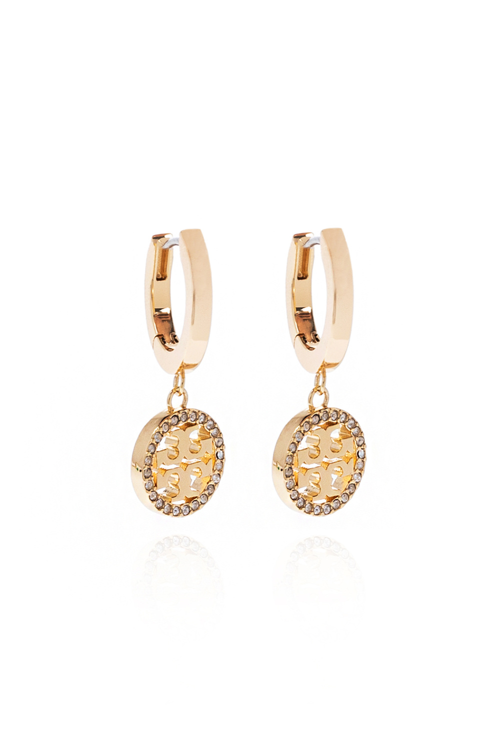 Gold 'Miller' earrings with logo Tory Burch - Vitkac Canada